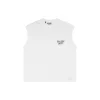 Gallery Dept Pocket Logo Sleeveless T-Shirt (White/Black)