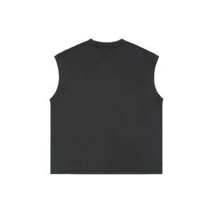 Gallery Dept Pocket Logo Sleeveless T-Shirt Black Back view