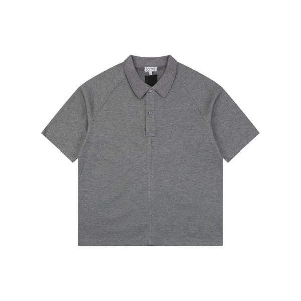 Loewe Center Seam Anagram Polo T-Shirt Front view