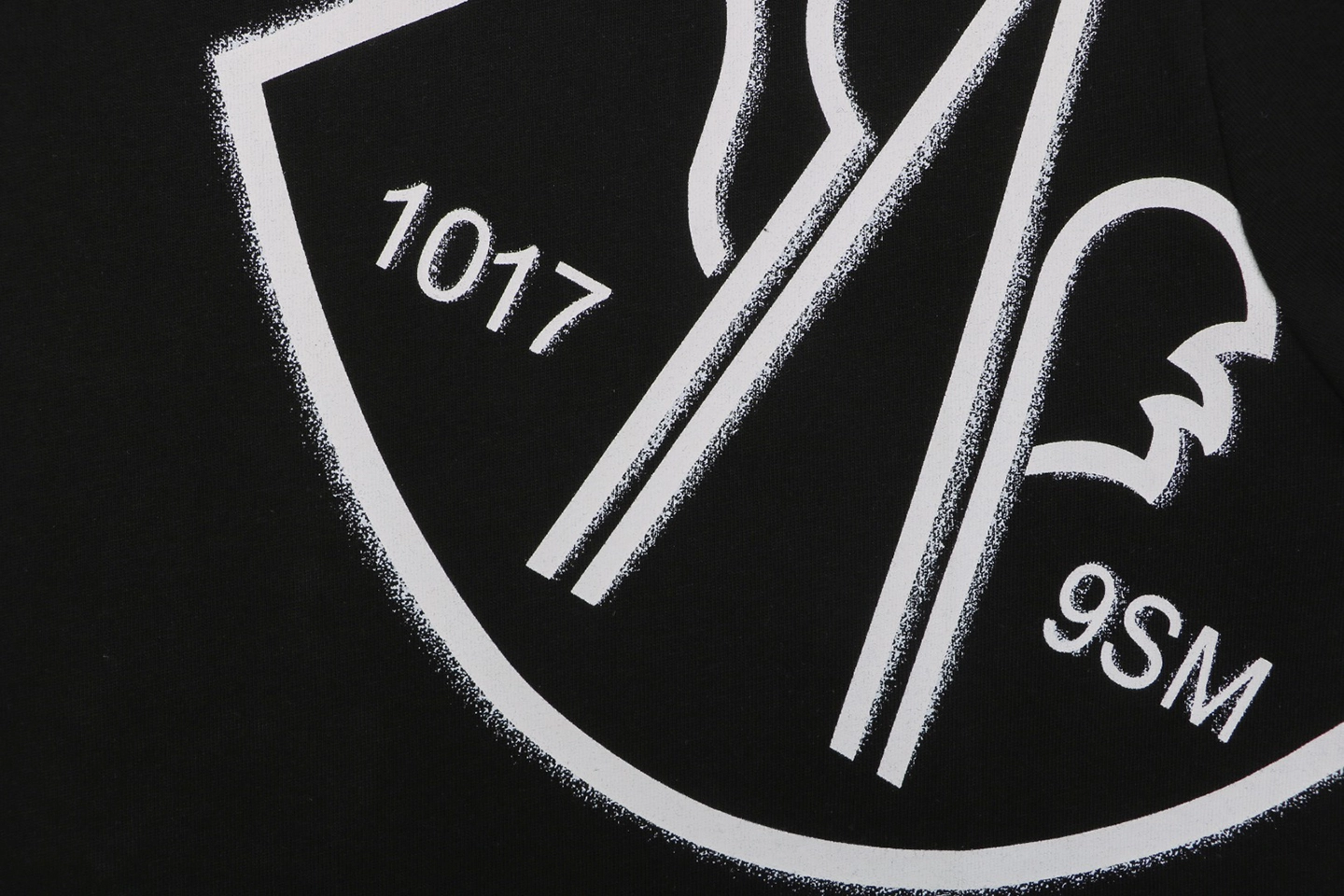 Moncler 1017 ALYX 9SM Halo Logo T-Shirt Black Front Print