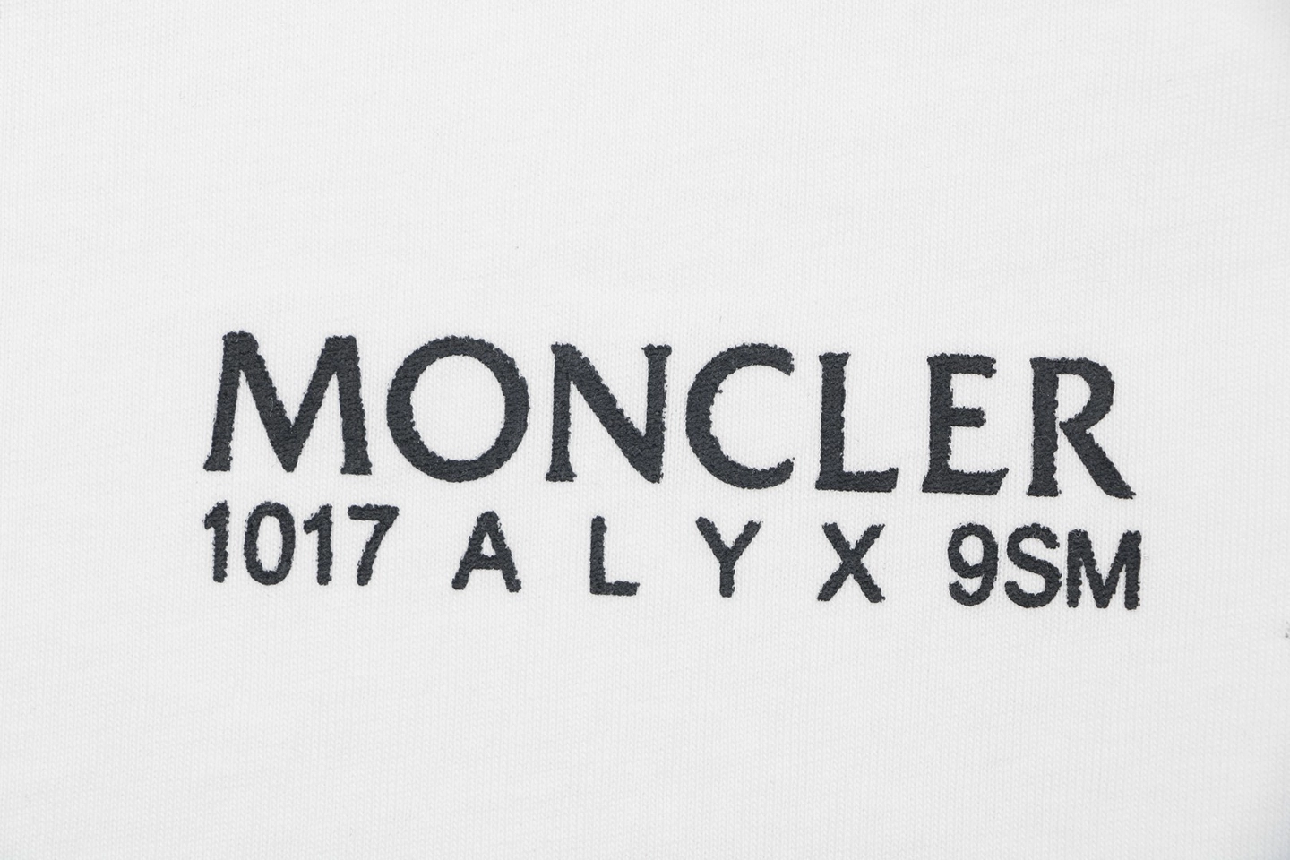 Moncler 1017 ALYX 9SM Halo Logo T-Shirt White Back Print