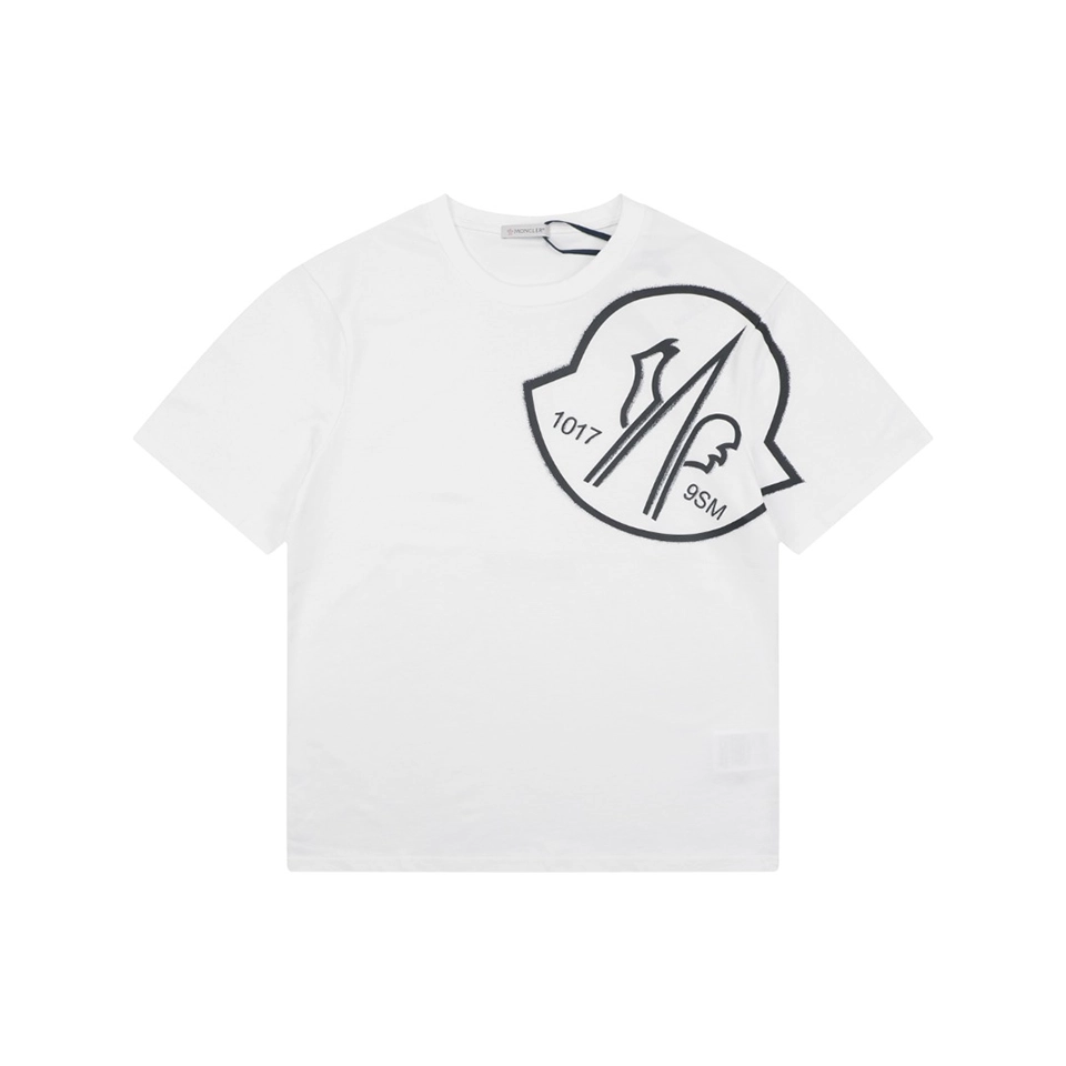 Moncler 1017 ALYX 9SM Halo Logo T-Shirt White Front view