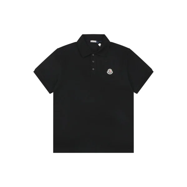 Moncler Logo Embroidered Polo T-Shirt Front view