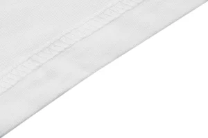 Moncler Logo Ribbed Collar T-Shirt White