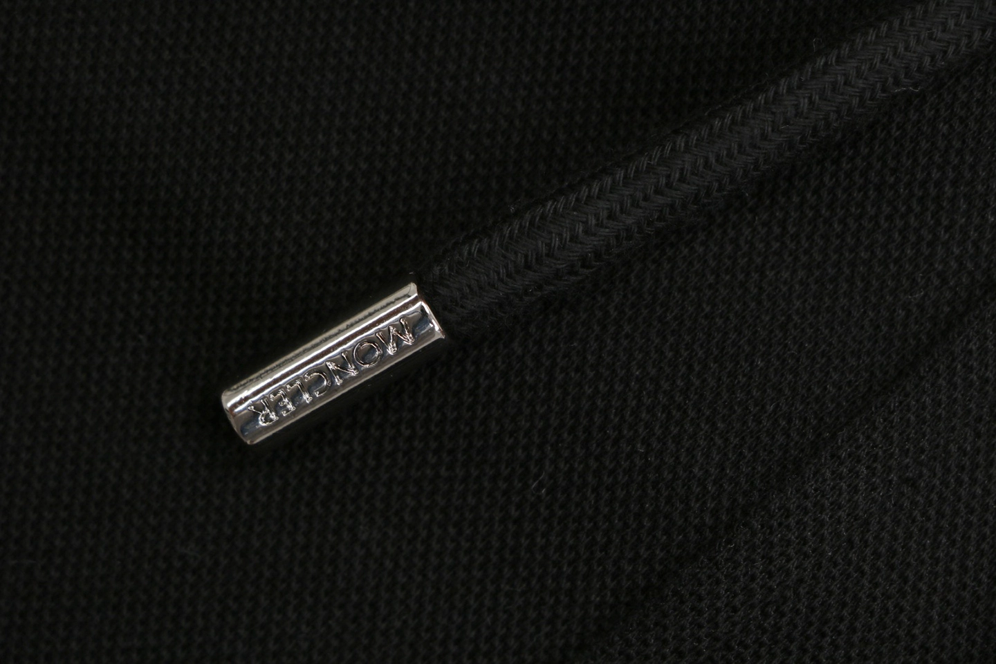 Moncler Tricolor Webbing Logo Shorts Black
