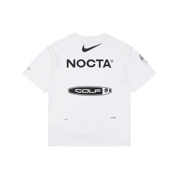 Nike NOCTA Golf Logo Print T-Shirt White Back view