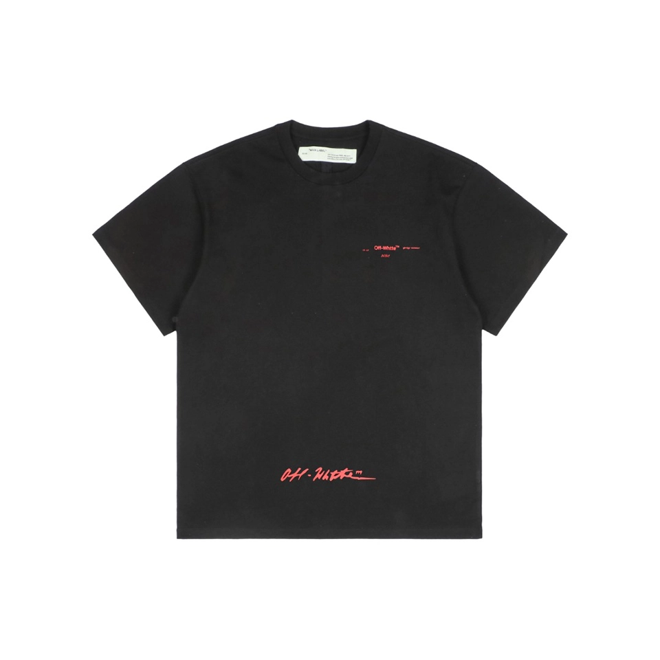 OFF-WHITE Color Dye Arrow Print T-Shirt Front view