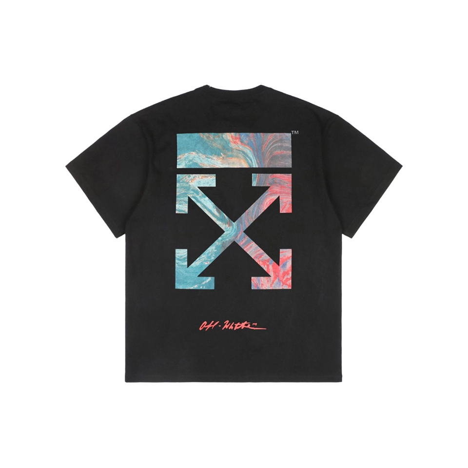 OFF-WHITE Color Dye Arrow Print T-Shirt Back view