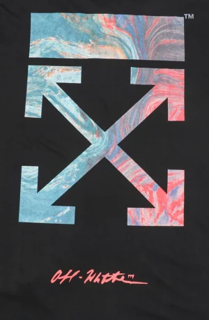 OFF-WHITE Color Dye Arrow Print T-Shirt Back Print