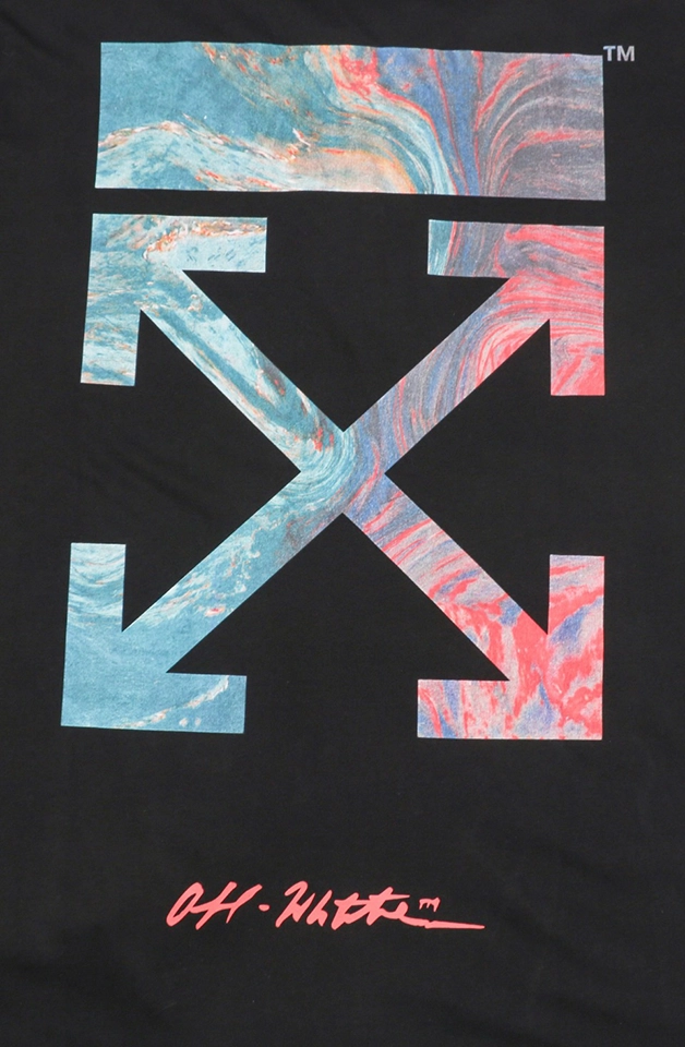 OFF-WHITE Color Dye Arrow Print T-Shirt Back Print