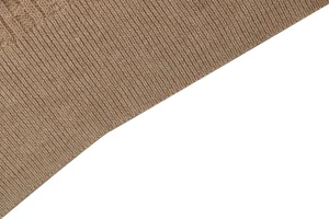Ralph Lauren Cable-Knit Pony Polo T-Shirt Brown