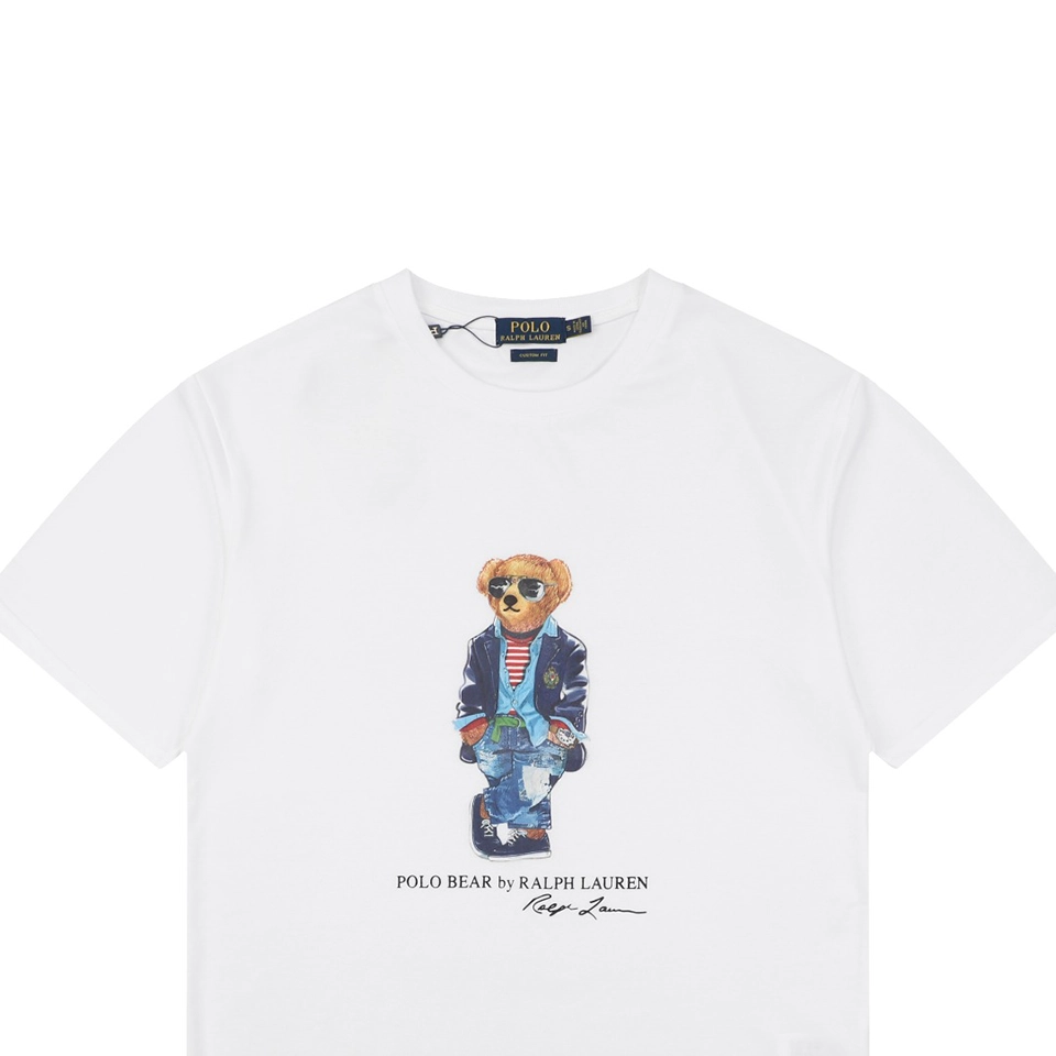 Ralph Lauren Polo Bear Graphic T-Shirt White