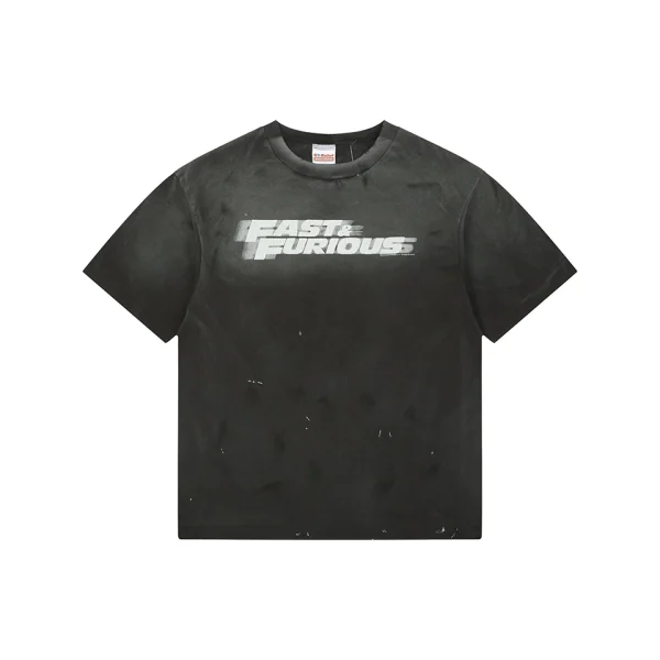 Saint Michael Fast & Furious Vintage Graphic T-Shirt Front view