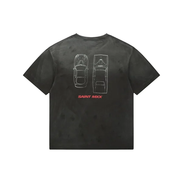 Saint Michael Fast & Furious Vintage Graphic T-Shirt Back view