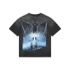 Saint Michael Giant Skeleton Encounter Graphic T-Shirt