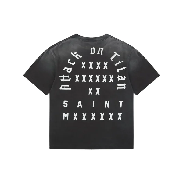 Saint Michael Giant Skeleton Encounter Graphic T-Shirt Back view