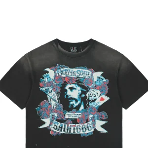 Saint Michael Rose Jesus Graphic T-Shirt