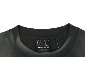 Saint Michael Rose Jesus Graphic T-Shirt Collar