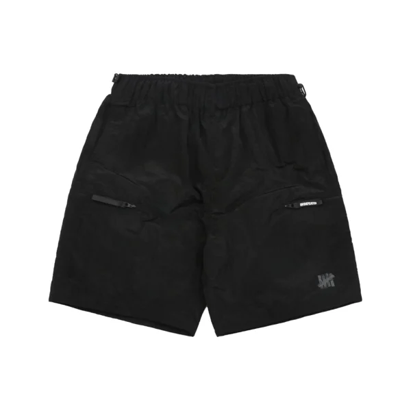 Undefeated Five Stripes Woven Shorts Black Front view