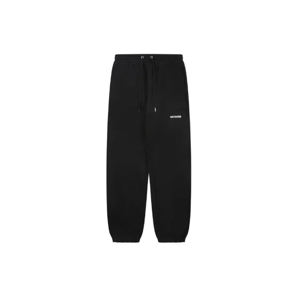 We11done Logo Print Sweatpants Front view