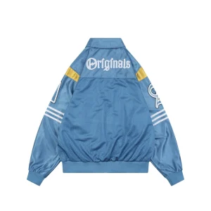 Adidas Originals 03 Gothic Embroidered Track Jacket Blue Back view