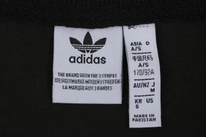 Adidas Originals England Embroidered Track Jacket Black Wash label