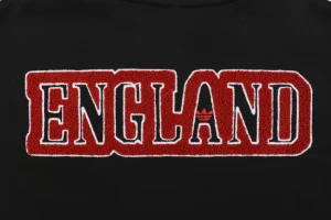 Adidas Originals England Embroidered Track Jacket Black Back Print
