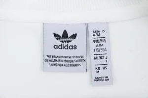 Adidas Originals England Embroidered Track Jacket White Brand label
