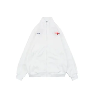 Adidas Originals England Embroidered Track Jacket White Front view