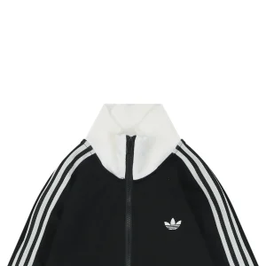 Adidas Originals KY8455 Trefoil 3-Stripes Track Jacket Black