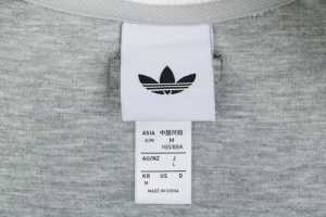 Adidas Originals KY8455 Trefoil 3-Stripes Track Jacket Grey Brand label