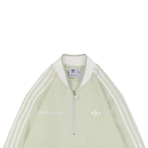 Adidas Originals Signature 3-Stripes Half-Zip Track Jacket Green