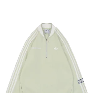 Adidas Originals Signature 3-Stripes Half-Zip Track Jacket Green