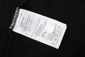 Adidas Trefoil Embroidered Washed Wide-Leg Pants Black Wash label