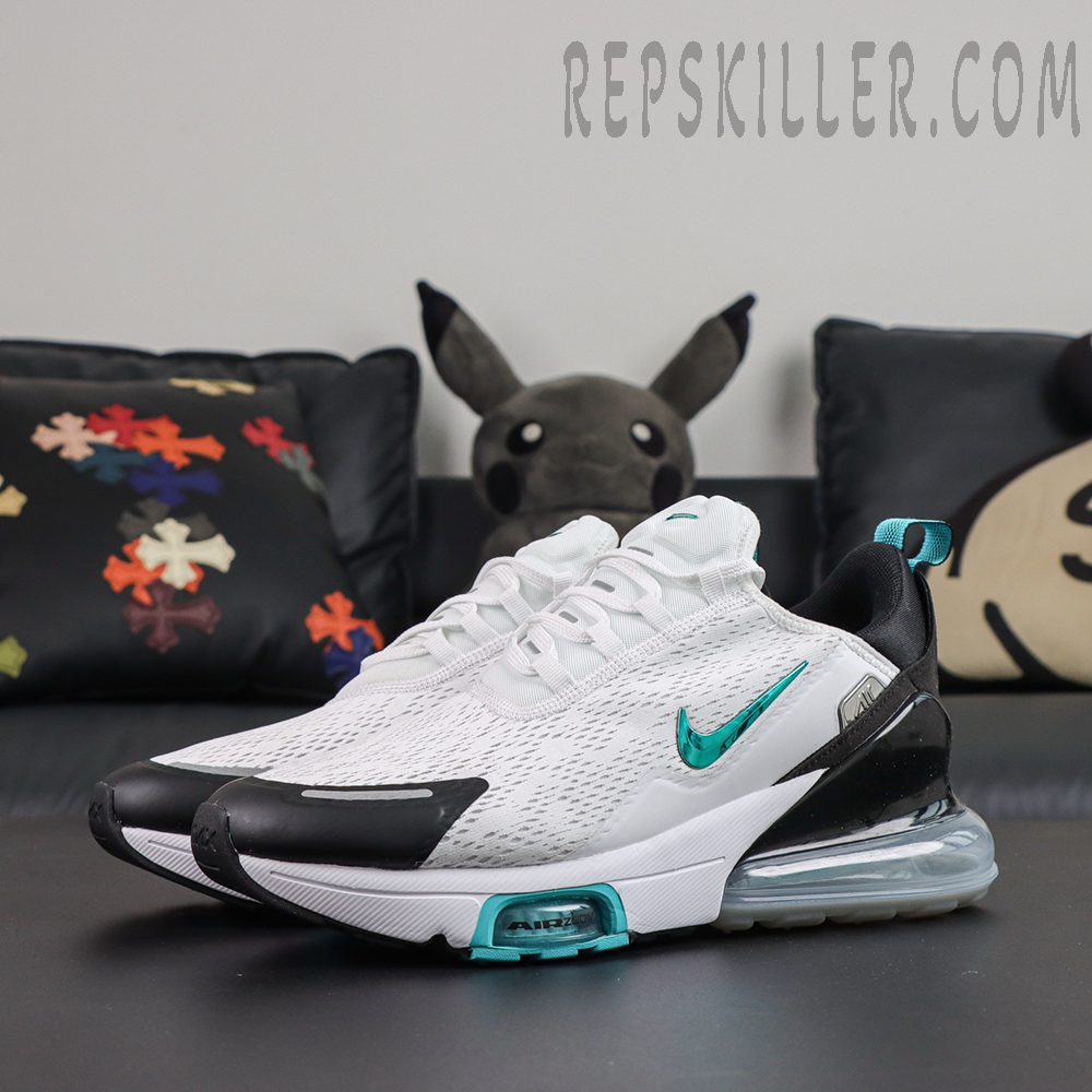 Nike Air Max 270 ‘Dusty Cactus’ side profile featuring a streamlined silhouette, mesh construction, transparent Air unit and sporty details