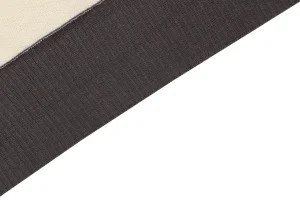 Ami Paris Heart Patch Striped Polo Knit Cardigan Grey