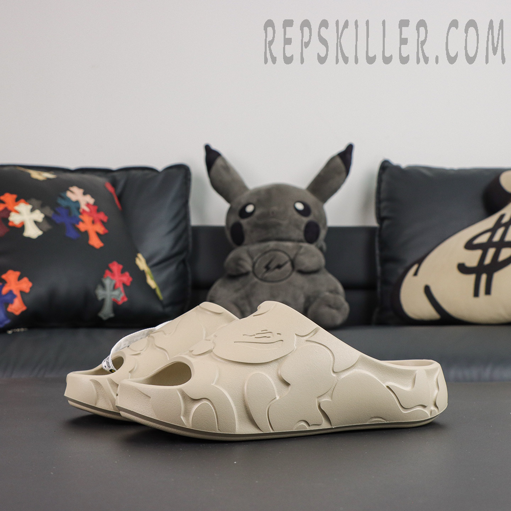 BAPE Slide #1 'Beige Solid Camo'