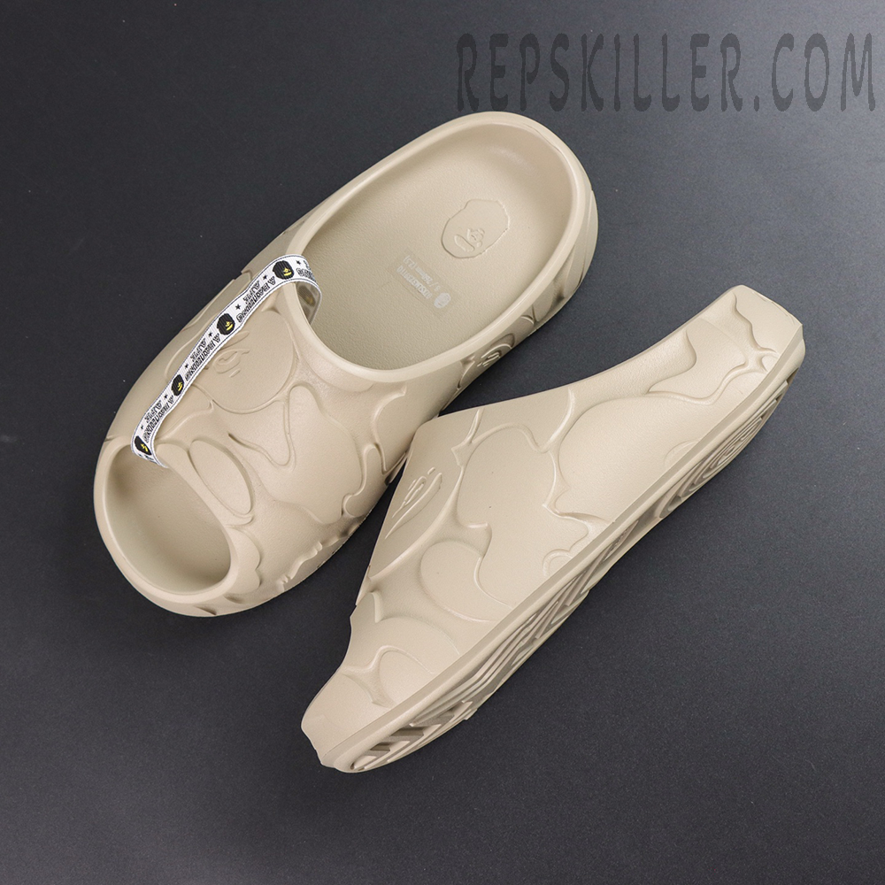 BAPE Slide #1 'Beige Solid Camo'