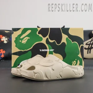 BAPE Slide #1 'Beige Solid Camo'