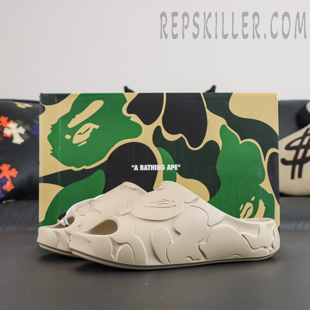 BAPE Slide #1 'Beige Solid Camo'