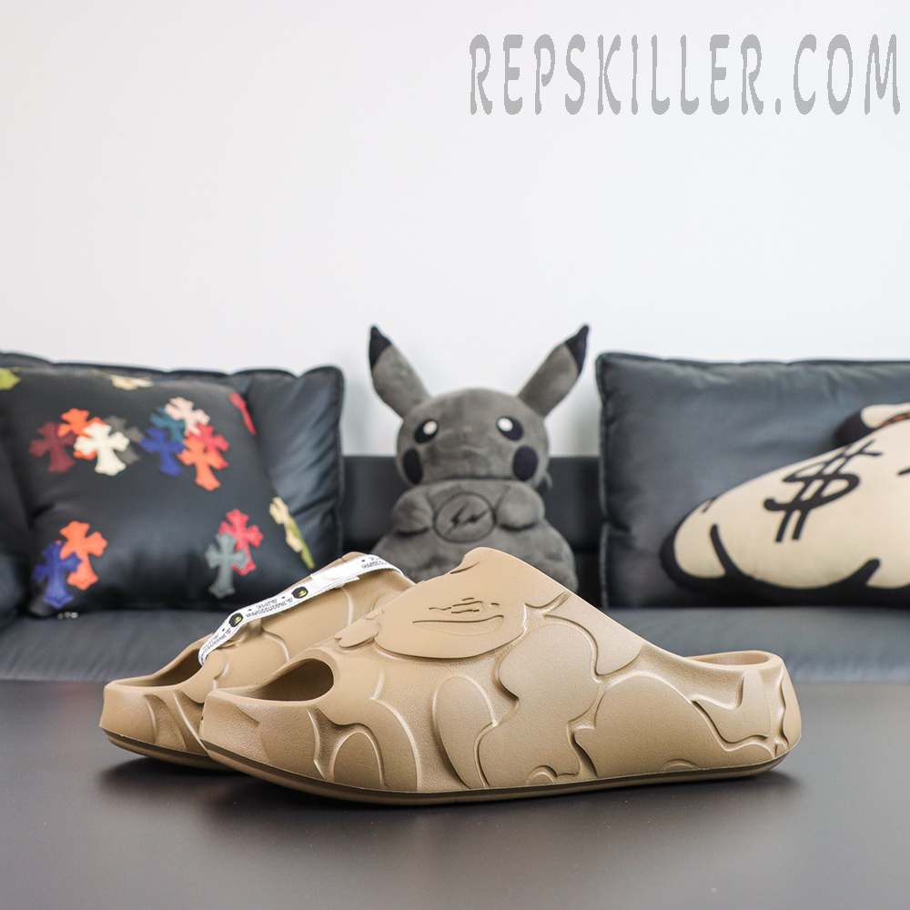 BAPE Slide #1 'Brown Solid Camo'
