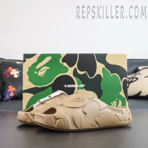 BAPE Slide #1 'Brown Solid Camo'