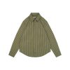 BBry Equestrian Logo Pocket Striped Shirt