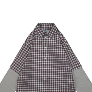 Balenciaga Layered Check Shirt