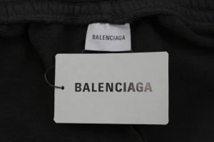 Balenciaga Reflective Logo Shorts Brand label