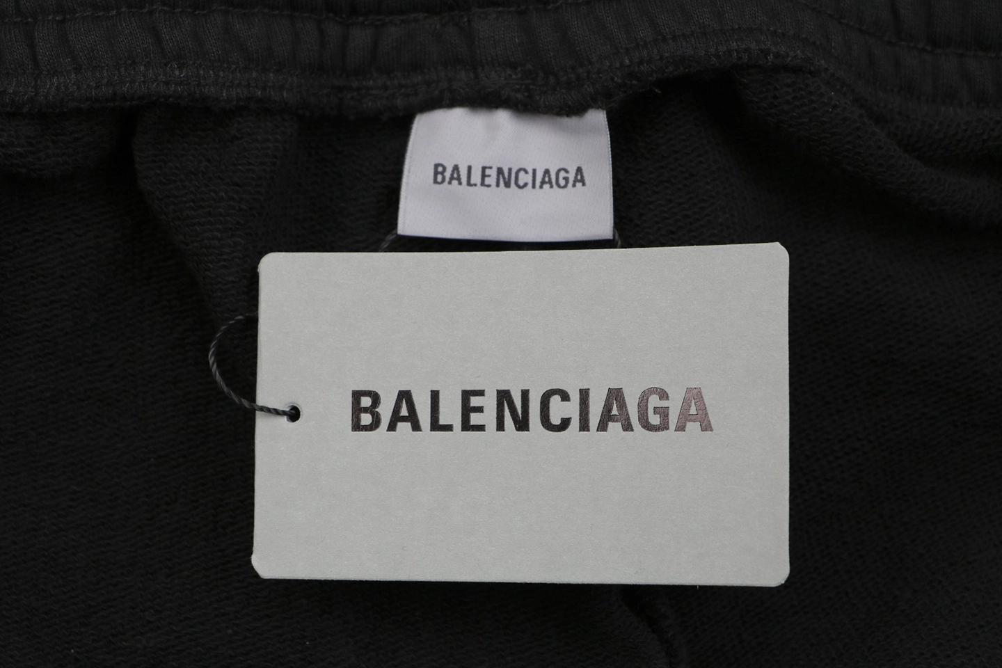 Balenciaga Reflective Logo Shorts Brand label