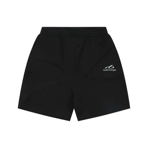 Balenciaga Reflective Logo Shorts Front view