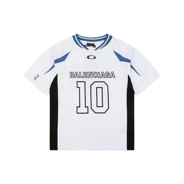Blcg NBA No.10 Color Block T-Shirt White Front view