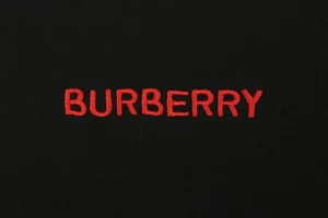 Burberry Check Collar Logo Crewneck Sweatshirt Black Brand
