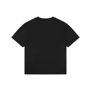Burberry Equestrian Knight Logo Graphic T-Shirt Black Back view